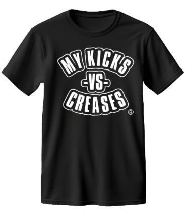 MY KICK VS CREASES - BLACK OFFSET