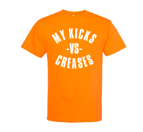 MY KICKS VS CREASES - ORANGE