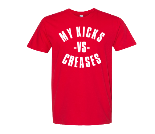 MY KICKS VS CREASES - RED