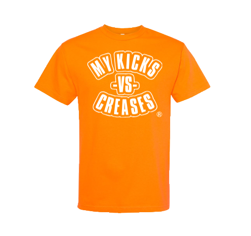 MY KICKS VS CREASES - ORANGE OFFSET